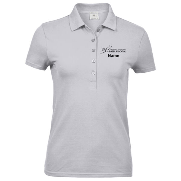 Polo Luxus Stretch Damen Bestickt Miniaturansicht